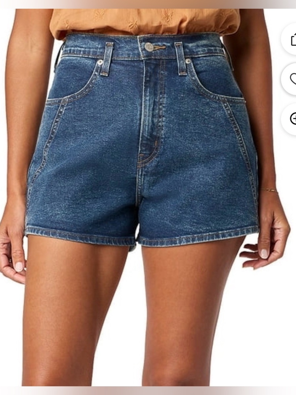 Levi Strauss Signature Women's Vintage A-Line Seamed Shorts 2